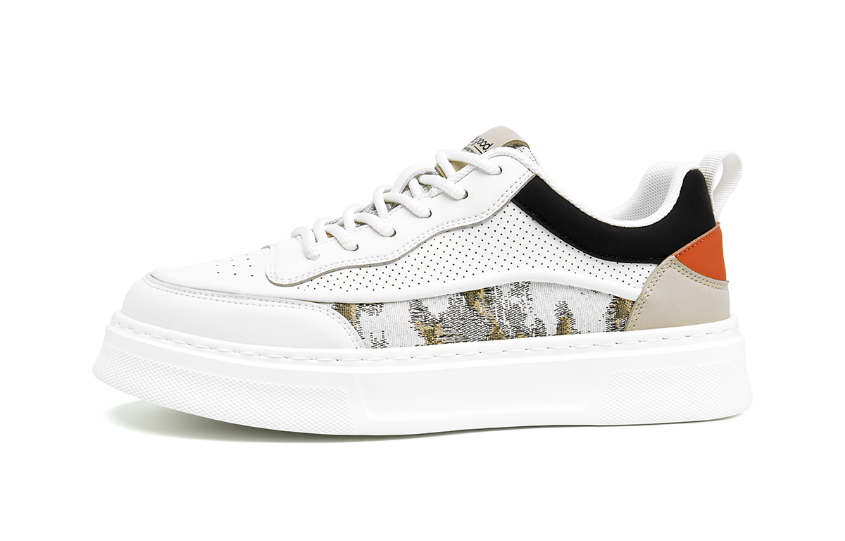 HLA Мужские лоу-топ скейтборд кроссовки бело-черные, цвет White Black
HLA Мужские лоу-топ скейтборд кроссовки бело-черные, цвет White Black