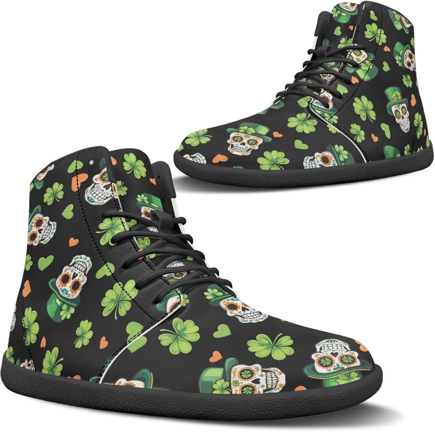 Мужские ботинки без застежек с узором в виде сердца и пальцев, зимние снежные ботинки, теплые ботильоны Pugasmiru, St. Patrick's Day Green Hat Leaf Skull Pattern
Мужские ботинки без застежек с узором в виде сердца и пальцев, зимние снежные ботинки, теплые ботильоны Pugasmiru, St. Patrick's Day Green Hat Leaf Skull Pattern