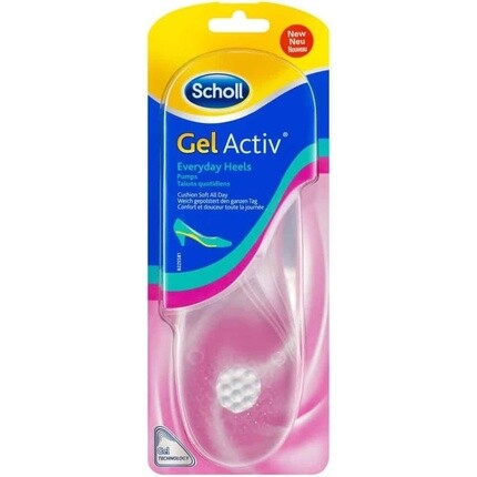 Гелевые стельки Activ для повседневной обуви на каблуках, Scholl
Гелевые стельки Activ для повседневной обуви на каблуках, Scholl