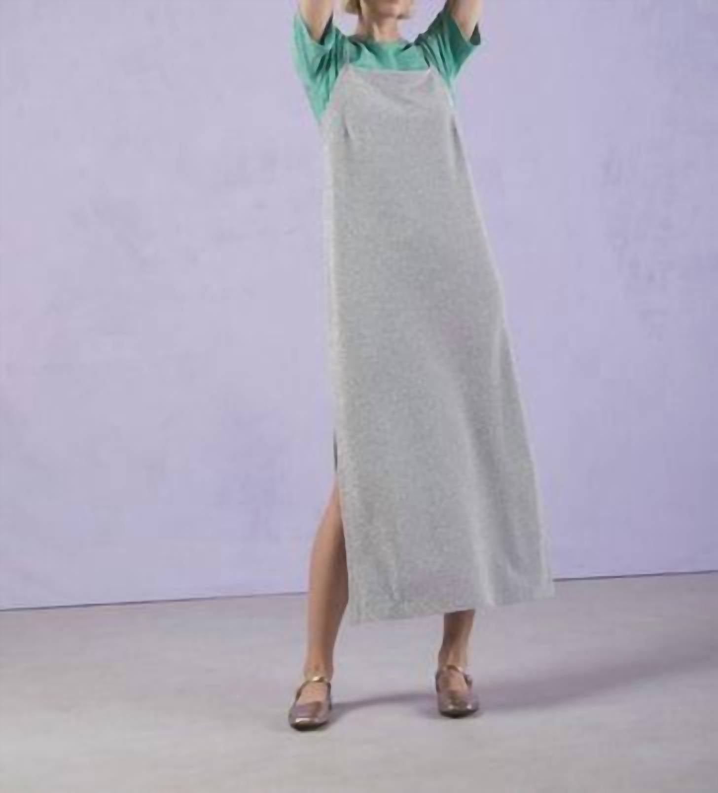 Платье-комбинация серебристого цвета Ottod'ame, серебряный
Платье-комбинация серебристого цвета Ottod'ame, серебряный