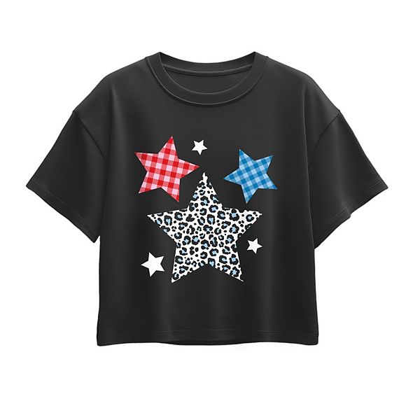 Футболка для девочек 7-16 лет с принтом в стиле americana и звездами Licensed Character
Футболка для девочек 7-16 лет с принтом в стиле americana и звездами Licensed Character