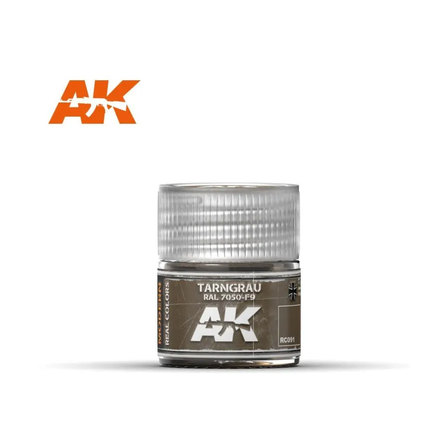 Тарнграу RAL 7050-F9, Paint - Real Color (AK-Interactive)
Тарнграу RAL 7050-F9, Paint - Real Color (AK-Interactive)