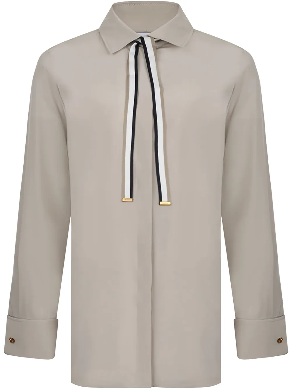 Рубашка с контрастными полосками MAX MARA, серый
Рубашка с контрастными полосками MAX MARA, серый