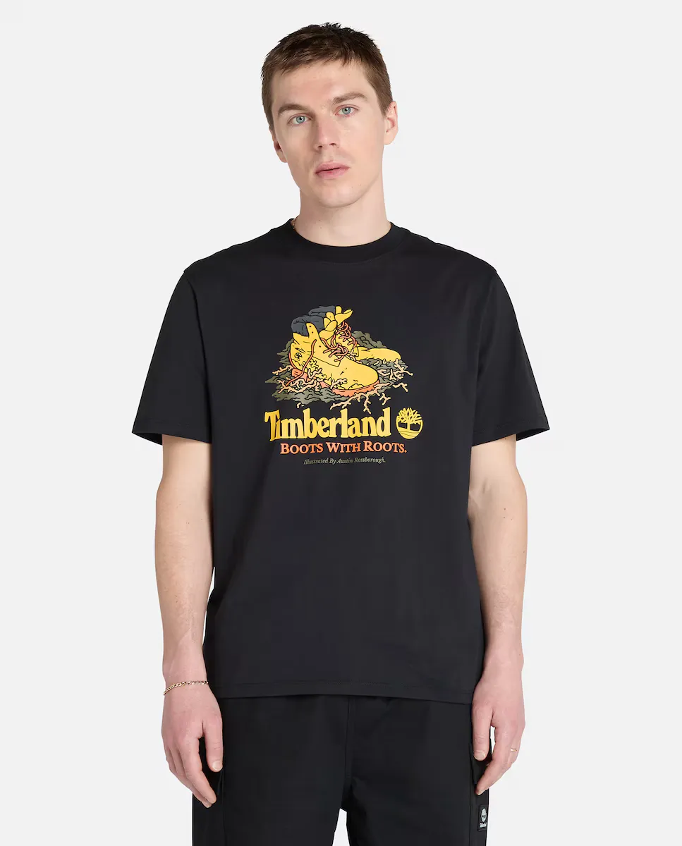 Футболка унисекс с графическим принтом ботинка спереди Timberland, черный
Футболка унисекс с графическим принтом ботинка спереди Timberland, черный