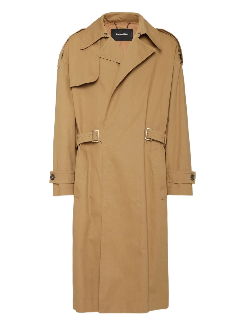 Тренч с поясом DSQUARED2, коричневый
Тренч с поясом DSQUARED2, коричневый