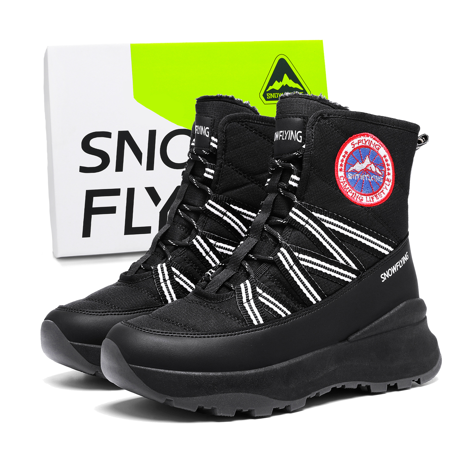 SNOW FLYING Зимние тактические ботинки Короткие снежные ботинки Унисекс Черный В коробке, цвет Black (Box)
SNOW FLYING Зимние тактические ботинки Короткие снежные ботинки Унисекс Черный В коробке, цвет Black (Box)