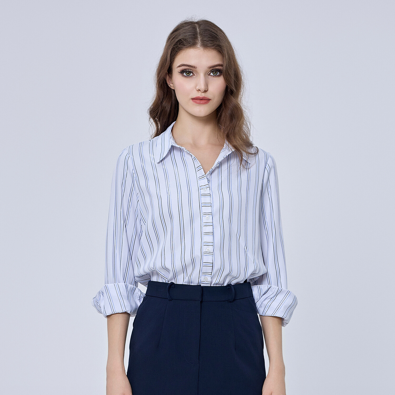 Классическая полосатая рубашка S&J Weekends, белый
Классическая полосатая рубашка S&J Weekends, белый