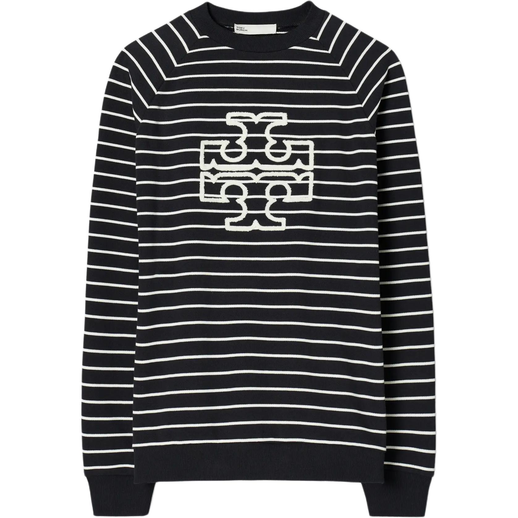 Tory Burch Женская толстовка, черная, с круглым вырезом, средней и стандартной длины
Tory Burch Женская толстовка, черная, с круглым вырезом, средней и стандартной длины