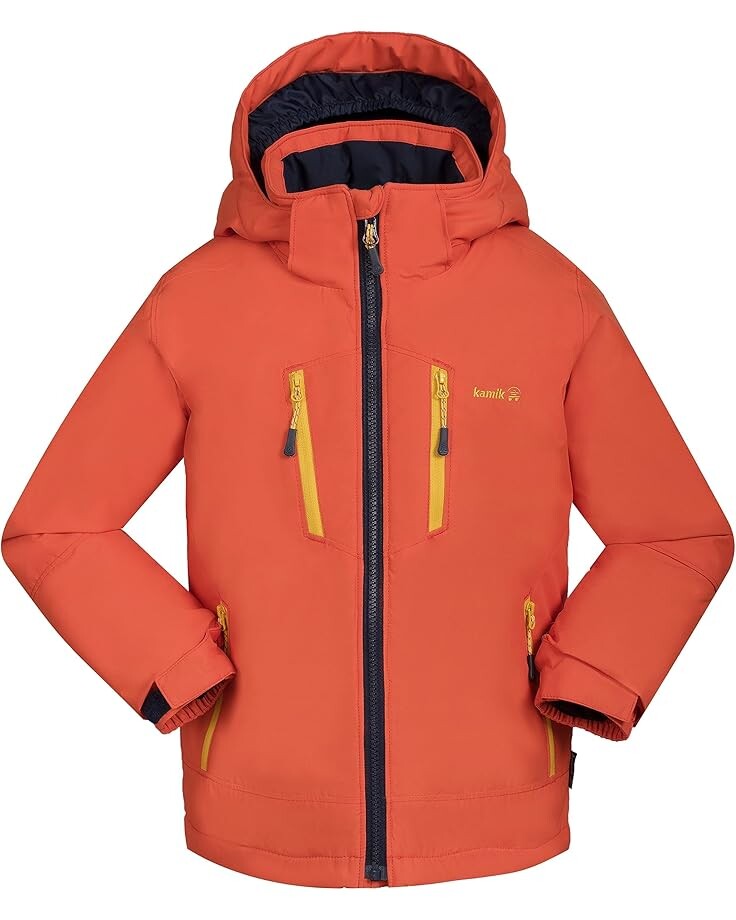Куртка Kamik Kids Hux Insulated Jacket, цвет Cayenne/Midnight 
Куртка Kamik Kids Hux Insulated Jacket, цвет Cayenne/Midnight