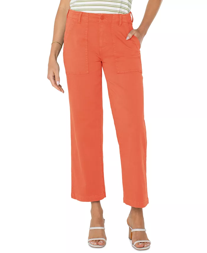 Укороченные брюки-карго Petite с широкими штанинами Liverpool Los Angeles, оранжевый
Укороченные брюки-карго Petite с широкими штанинами Liverpool Los Angeles, оранжевый