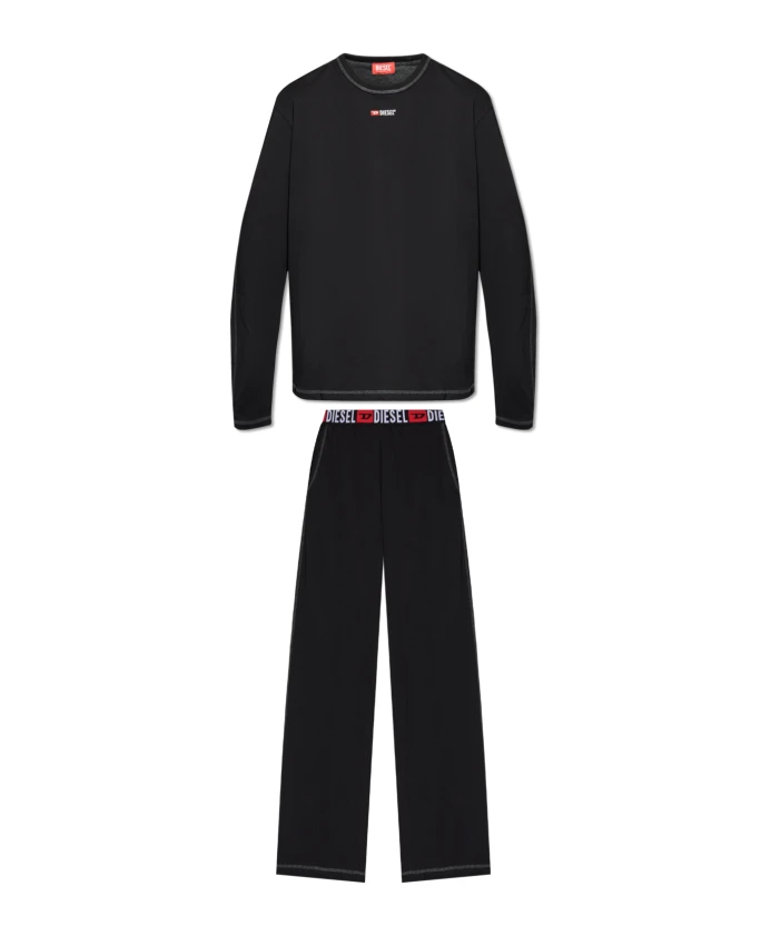 Пижама из двух частей Diesel, черный
Пижама из двух частей Diesel, черный