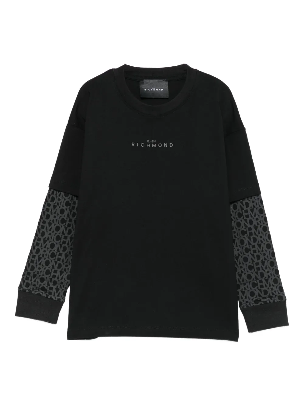 Лонгслив с логотипом John Richmond Junior, черный
Лонгслив с логотипом John Richmond Junior, черный