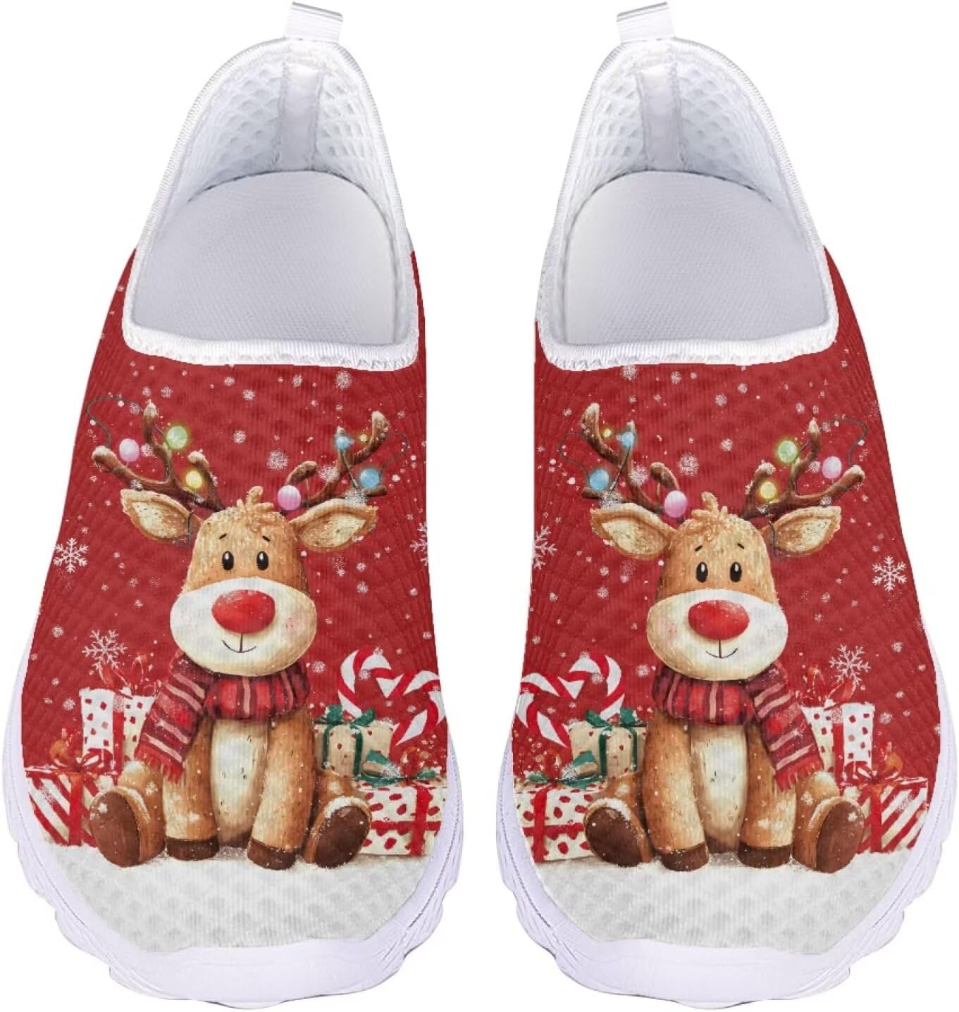 Кроссовки Jeiento с животным принтом, слипоны, легкие, сетчатые, для спорта, прогулок и тренировок, для женщин и мужчин, Cute Reindeer
Кроссовки Jeiento с животным принтом, слипоны, легкие, сетчатые, для спорта, прогулок и тренировок, для женщин и мужчин, Cute Reindeer