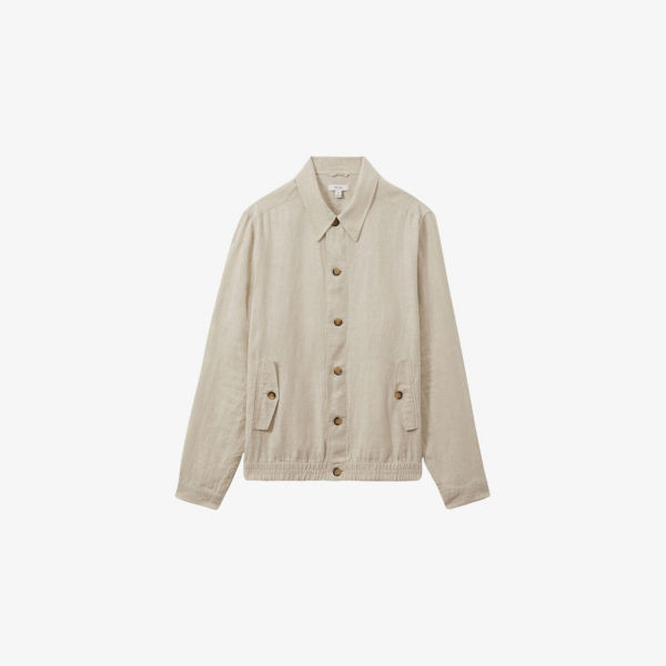 Рубашка льняная Reiss Cadiz с эластичным подолом, светло-бежевый
Рубашка льняная Reiss Cadiz с эластичным подолом, светло-бежевый