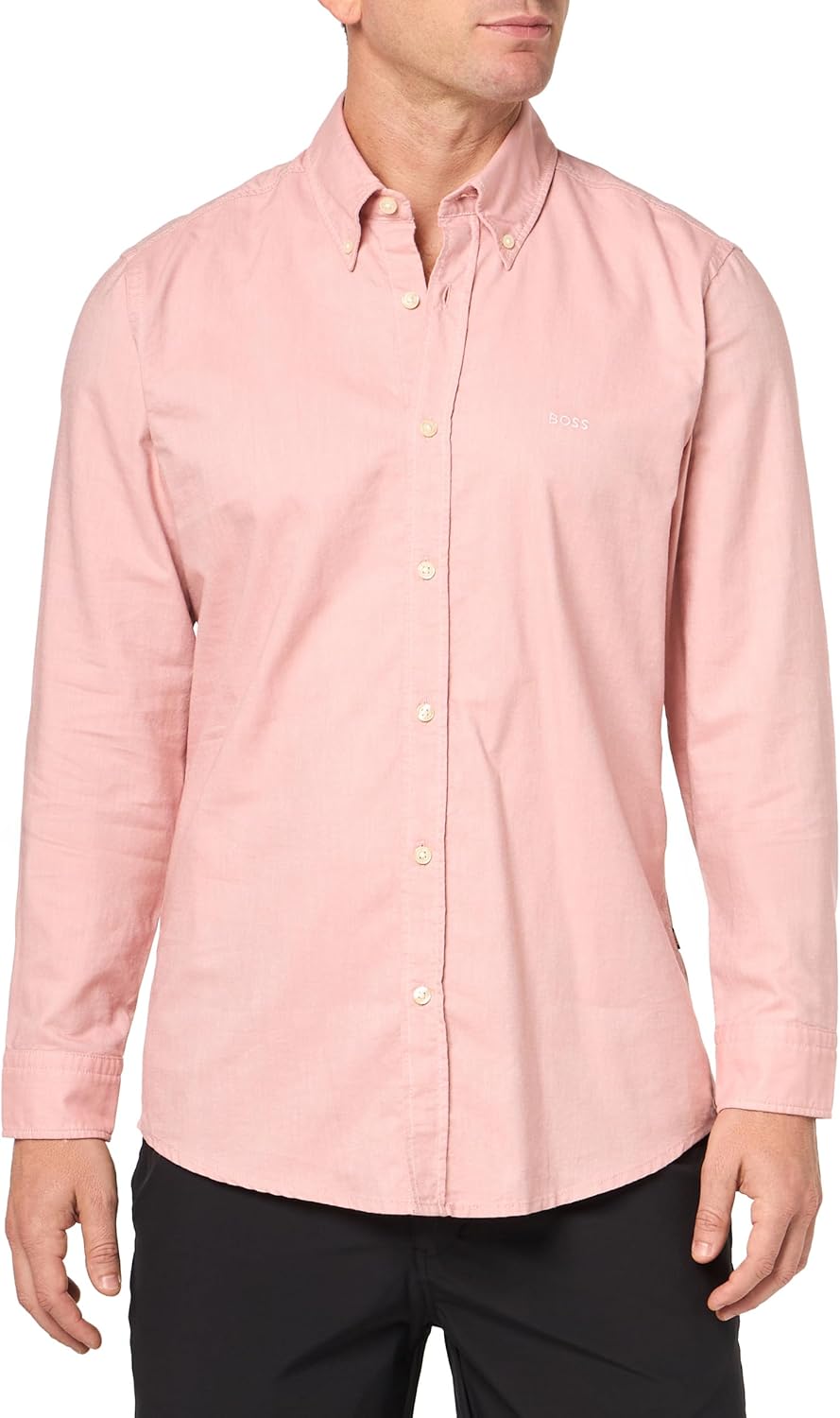 BOSS Мужская рубашка Rickert с длинным рукавом Oxford, Rose Dawn
BOSS Мужская рубашка Rickert с длинным рукавом Oxford, Rose Dawn