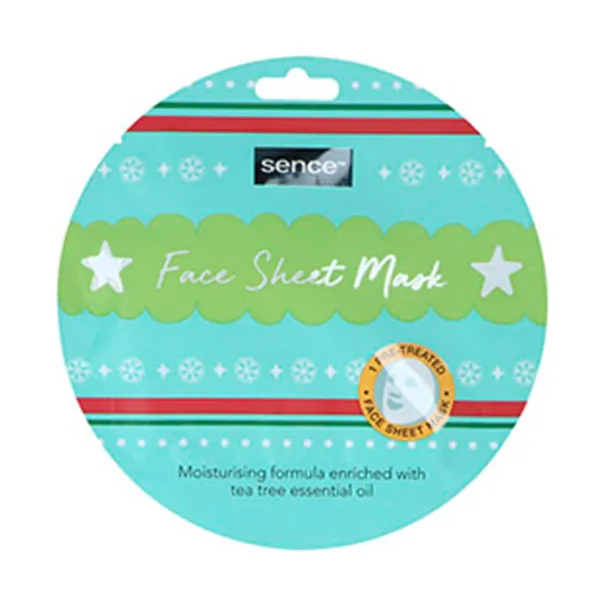 Увлажняющая маска для лица Face Sheet Mask Sence Beauty, 20 ml
Увлажняющая маска для лица Face Sheet Mask Sence Beauty, 20 ml