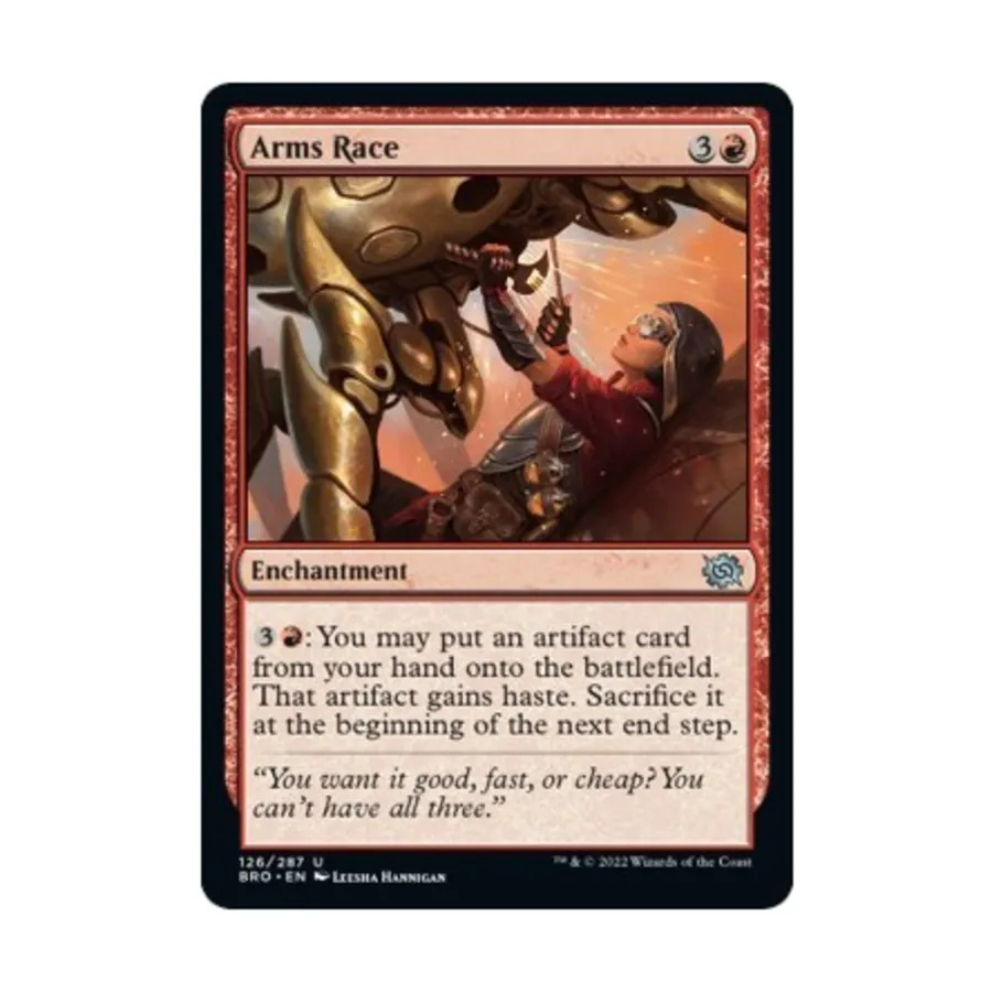 CCG Гонка вооружений (U), MTG - The Brothers War
CCG Гонка вооружений (U), MTG - The Brothers War