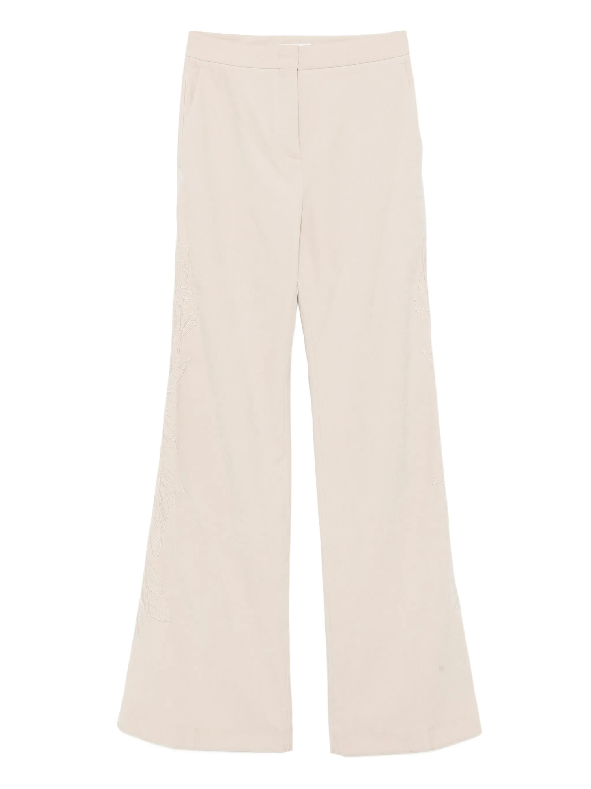 Расклешенные брюки с вышивкой Saiid Kobeisy, нейтральный
Расклешенные брюки с вышивкой Saiid Kobeisy, нейтральный