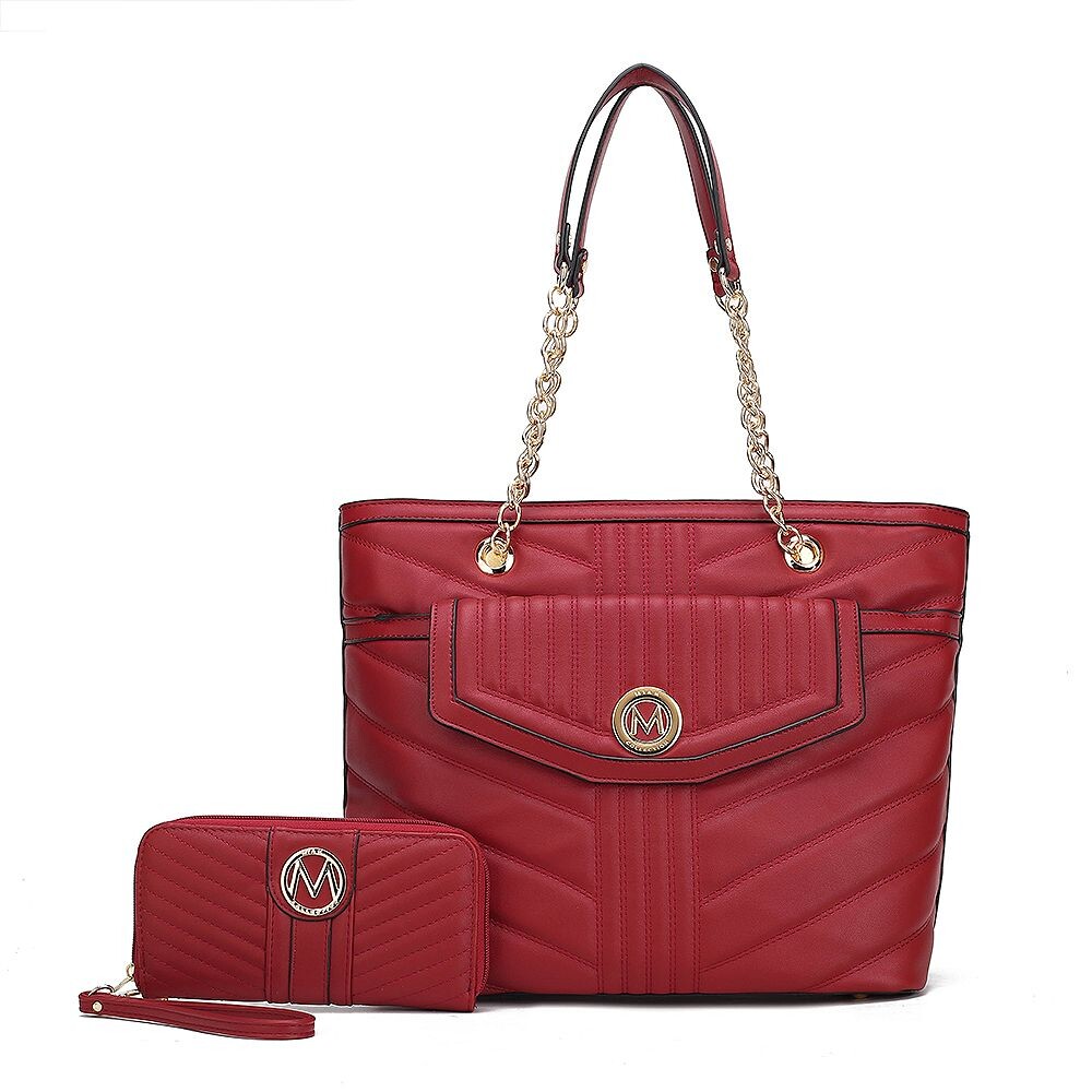 Большая сумка-тоут Chiari с кошельком MKF Collection от Mia K - 2 предмета, цвет Wine
Большая сумка-тоут Chiari с кошельком MKF Collection от Mia K - 2 предмета, цвет Wine