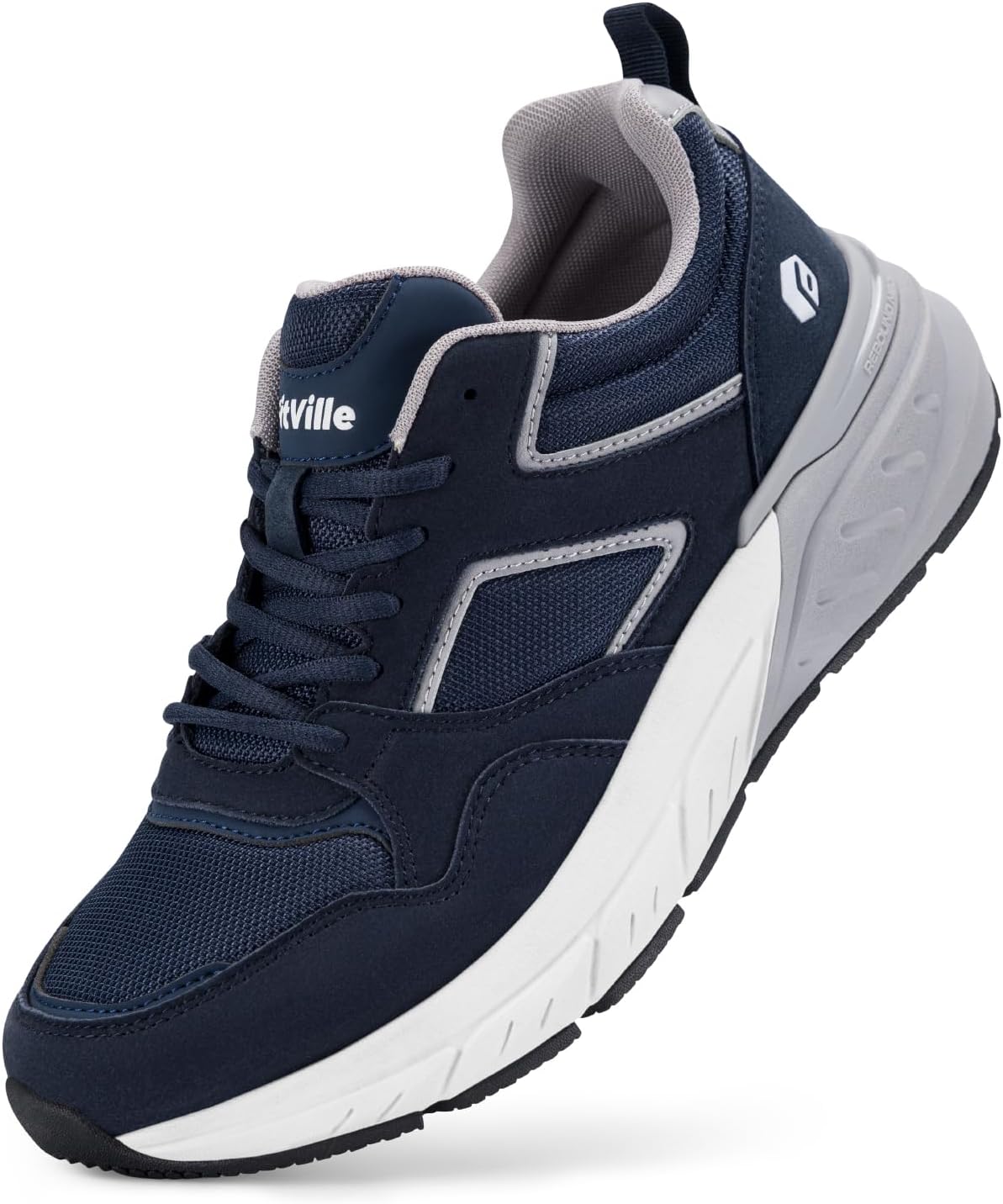 Мужские кроссовки FitVille Extra Wide Walking Shoes с широкой колодкой, поддержкой свода стопы и облегчением боли в пятках при плоскостопии - Rebound NEO V2, синий/серый/темно-синий
Мужские кроссовки FitVille Extra Wide Walking Shoes с широкой колодкой, поддержкой свода стопы и облегчением боли в пятках при плоскостопии - Rebound NEO V2, синий/серый/темно-синий