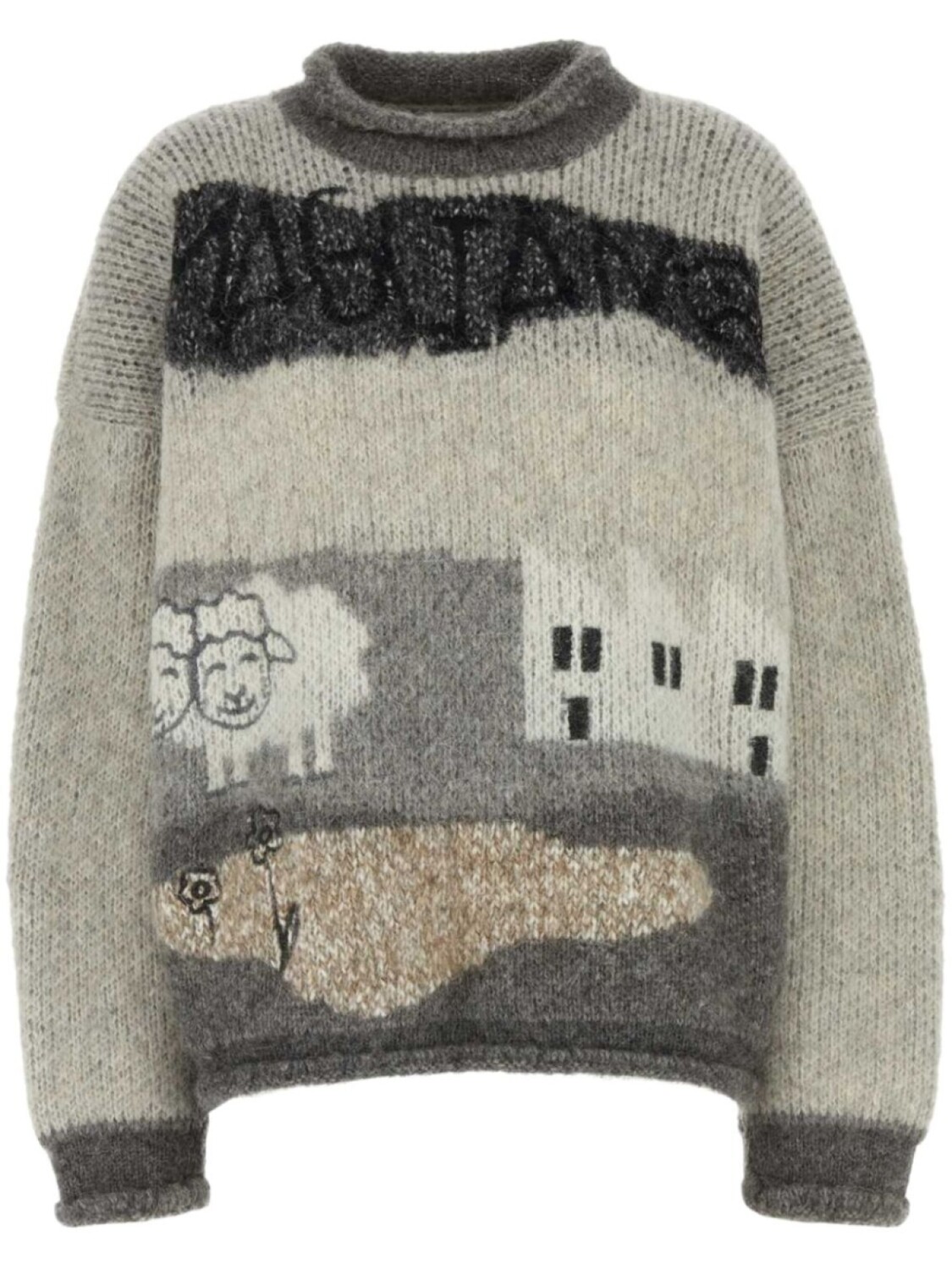 Свитер вязки интарсия с логотипом Magliano, серый
Свитер вязки интарсия с логотипом Magliano, серый