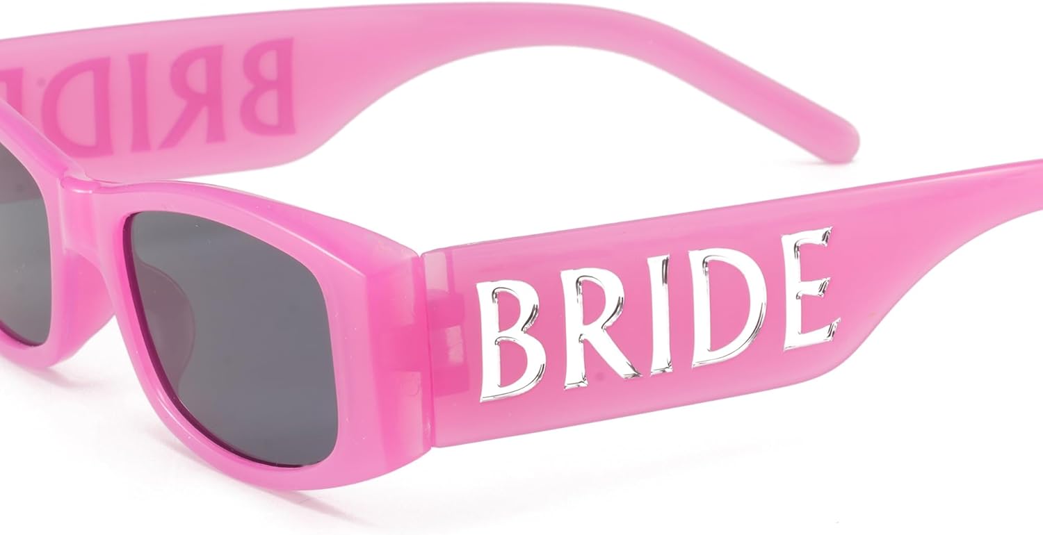 Солнцезащитные очки для девичника - Солнцезащитные очки для невесты в прямоугольной оправе, солнцезащитные очки для девичника, аксессуары для свадебного торжества Generic, Raspberry Red
Солнцезащитные очки для девичника - Солнцезащитные очки для невесты в прямоугольной оправе, солнцезащитные очки для девичника, аксессуары для свадебного торжества Generic, Raspberry Red