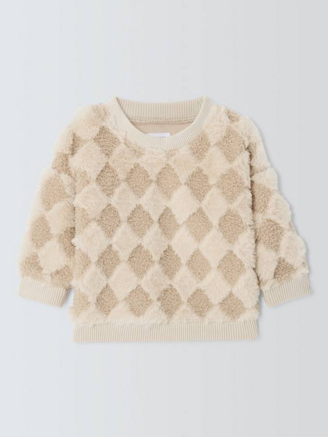 Джемпер с детским ромбовидным узором John Lewis, Natural
Джемпер с детским ромбовидным узором John Lewis, Natural