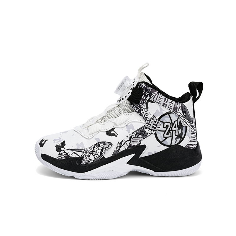 Баскетбольные кроссовки средней высоты с противоскользящей амортизацией, дышащие, легкие, с амортизацией, детские SAINT WATERS, белый/черный
Баскетбольные кроссовки средней высоты с противоскользящей амортизацией, дышащие, легкие, с амортизацией, детские SAINT WATERS, белый/черный