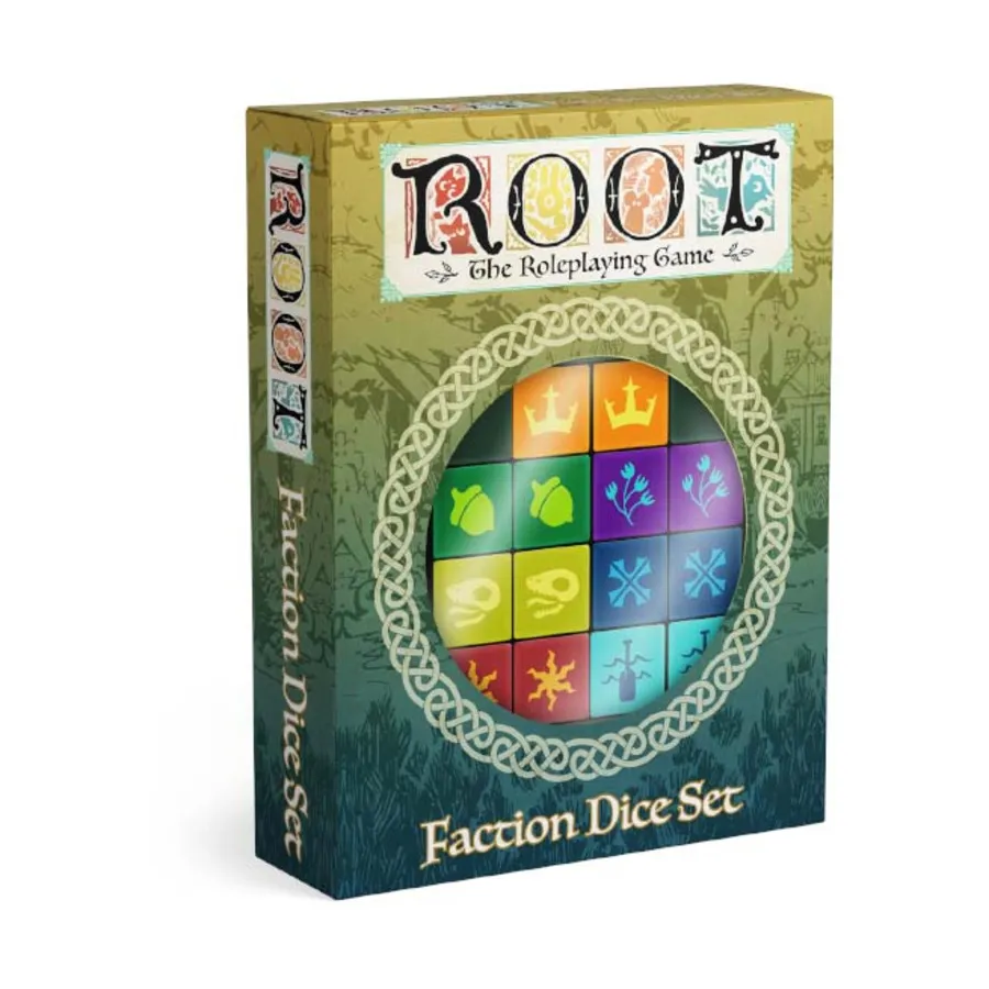 Набор кубиков фракций (14), Root - The Roleplaying Game
Набор кубиков фракций (14), Root - The Roleplaying Game