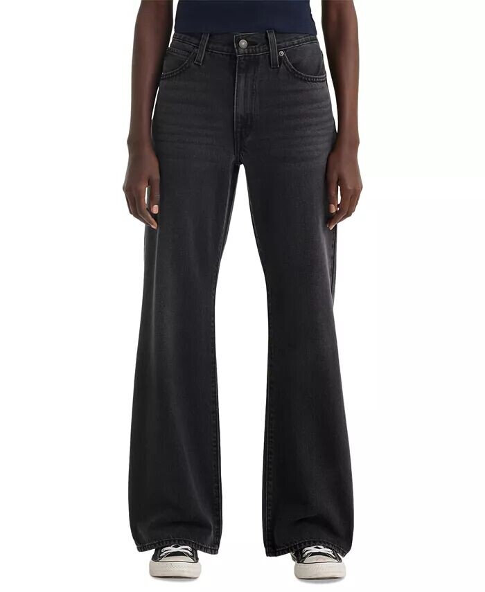 Женские хлопковые мешковатые джинсы Bootcut '94 года Levi's, черный
Женские хлопковые мешковатые джинсы Bootcut '94 года Levi's, черный