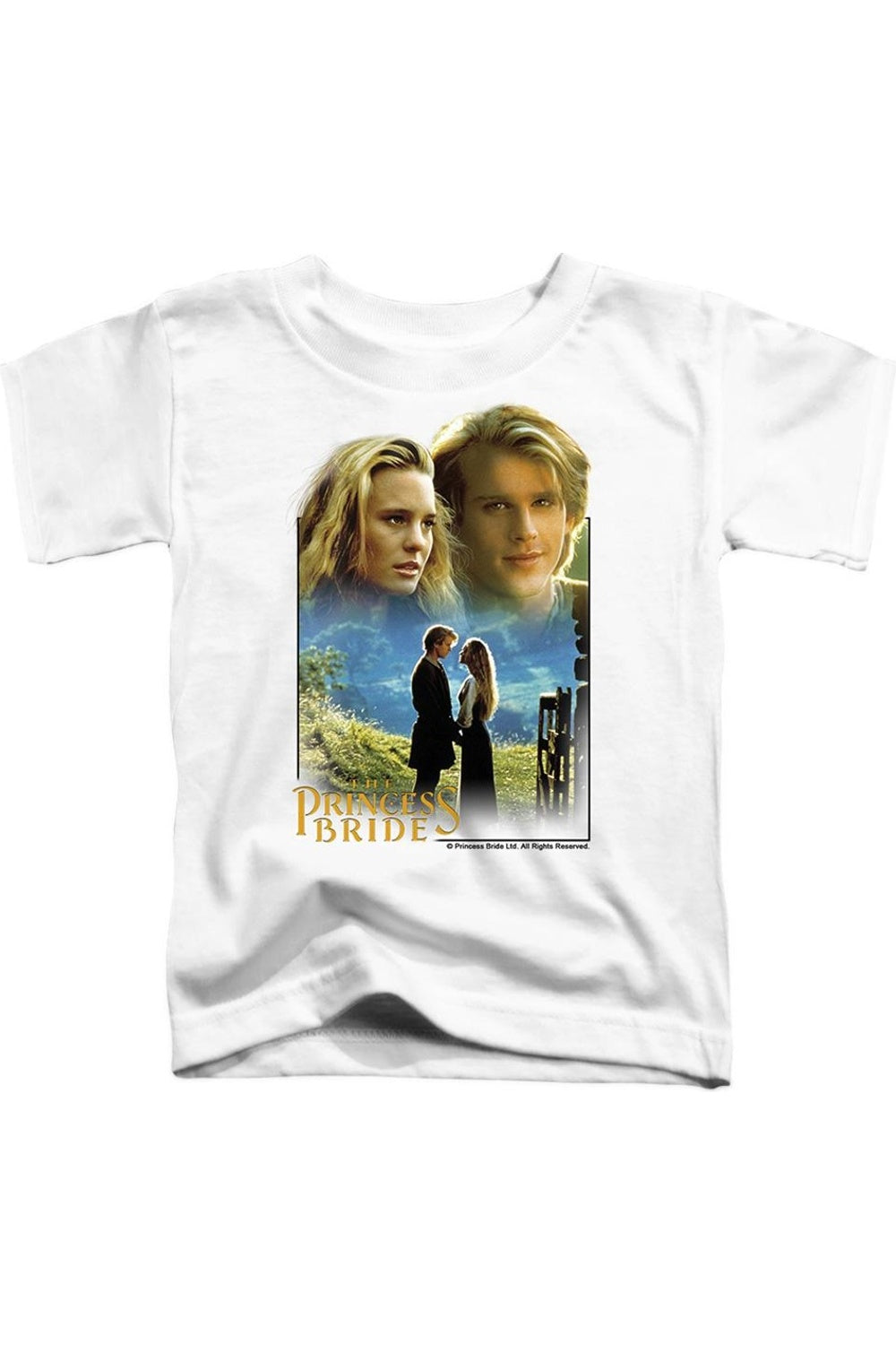 Футболка с коротким рукавом "Принцесса-невеста" Баттеркап и Уэстли для детей Gildan, белый 
Футболка с коротким рукавом "Принцесса-невеста" Баттеркап и Уэстли для детей Gildan, белый