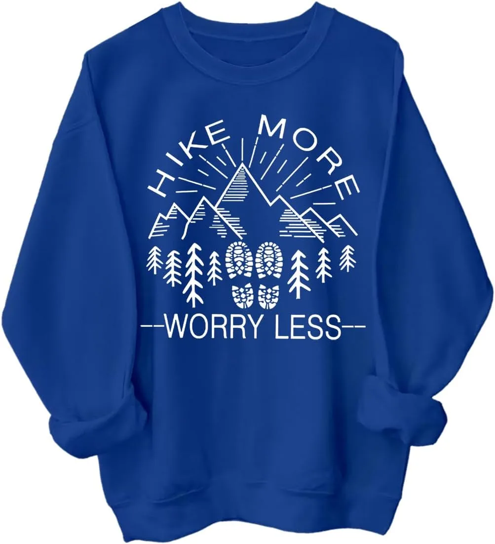 Графический худи Hike More Worry Less
Графический худи Hike More Worry Less