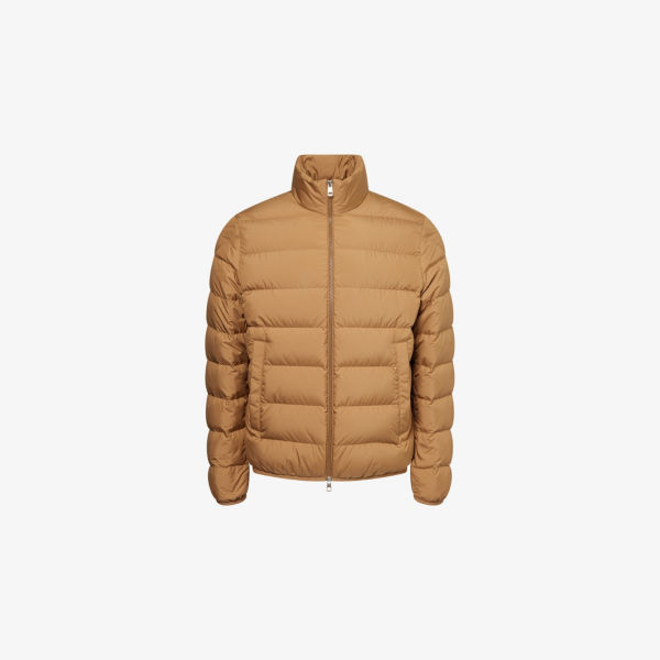 Куртка Moncler пуховая с утеплителем, бежевый 
Куртка Moncler пуховая с утеплителем, бежевый