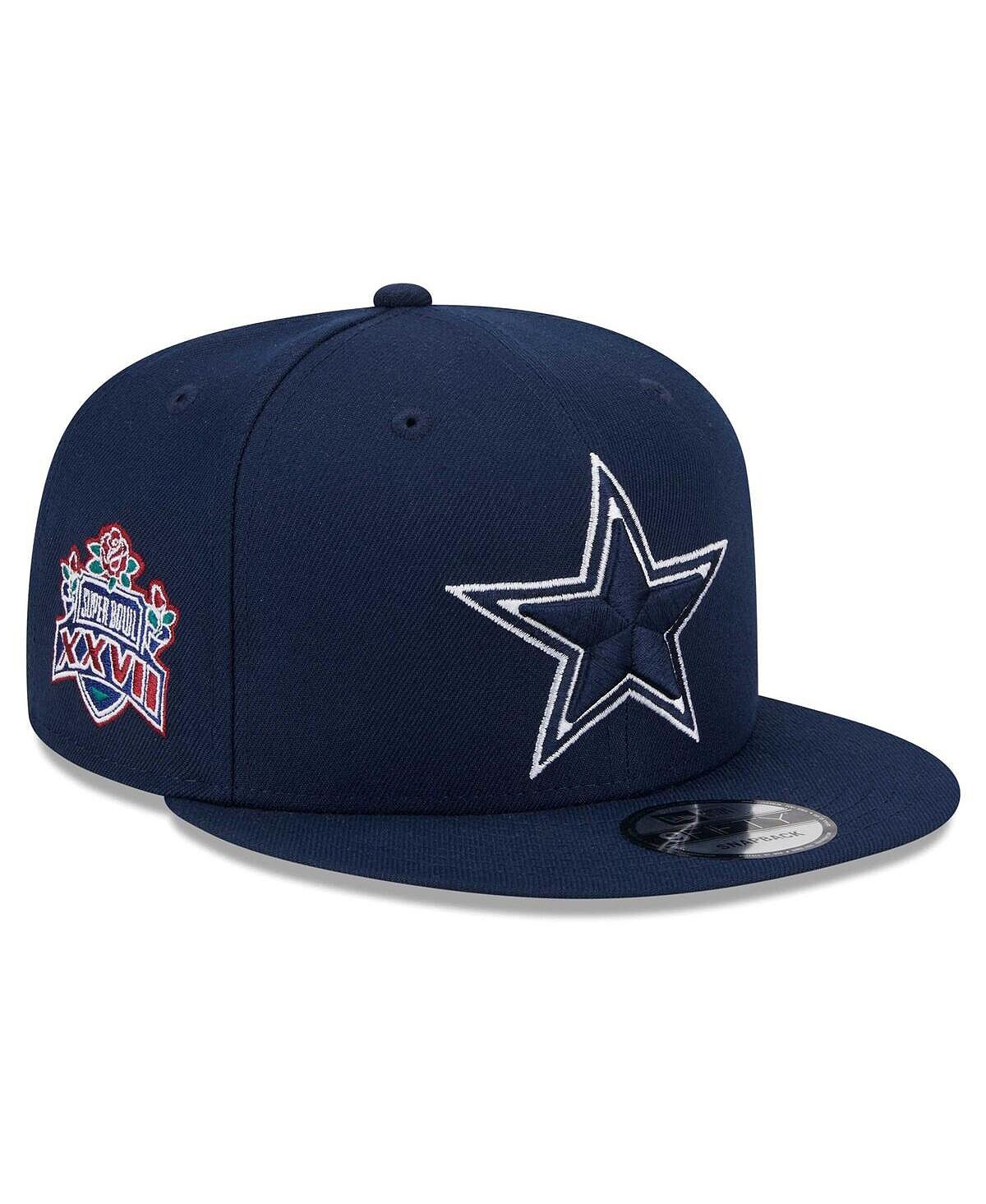 Мужская темно-синяя шляпа Dallas Cowboys с основной нашивкой 9FIFTY Snapback New Era
Мужская темно-синяя шляпа Dallas Cowboys с основной нашивкой 9FIFTY Snapback New Era