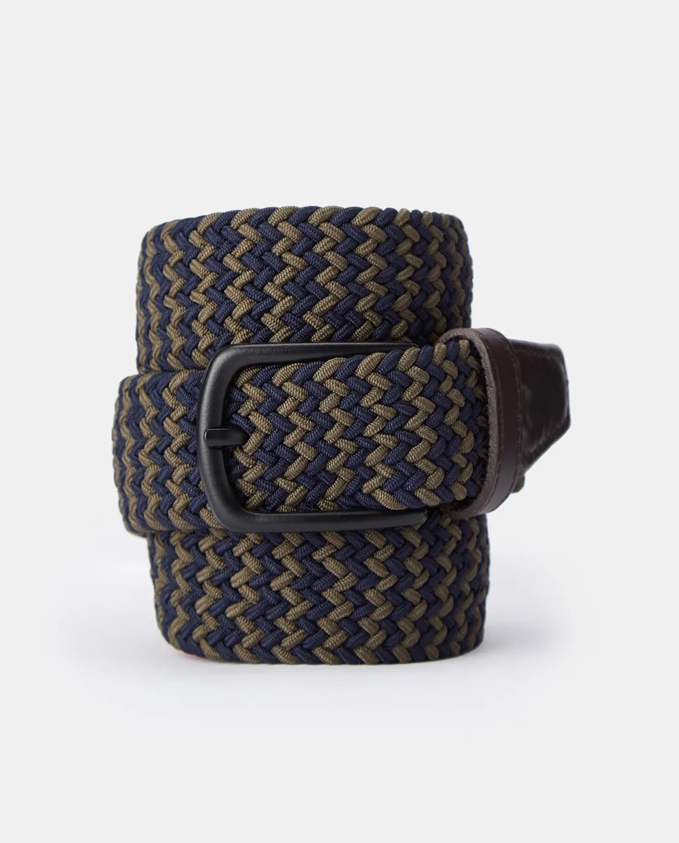 Мужской плетеный резиновый ремень Dustin, зеленый
Мужской плетеный резиновый ремень Dustin, зеленый