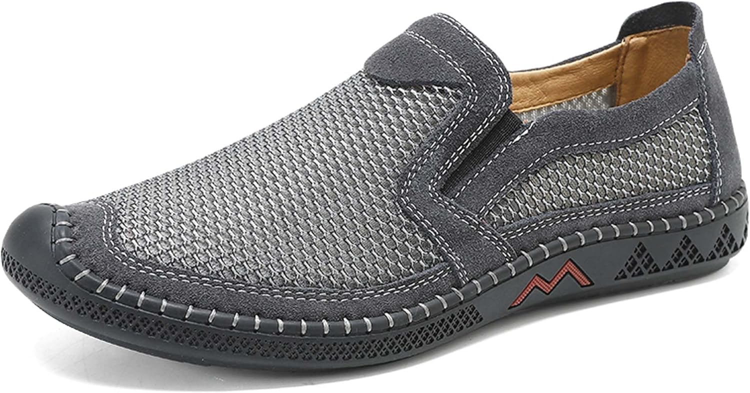 Мужские повседневные кроссовки из дышащей сетки, мокасины, противоскользящие, удобные для прогулок на улице, путешествий и походов по пересеченной местности Generic, серый
Мужские повседневные кроссовки из дышащей сетки, мокасины, противоскользящие, удобные для прогулок на улице, путешествий и походов по пересеченной местности Generic, серый