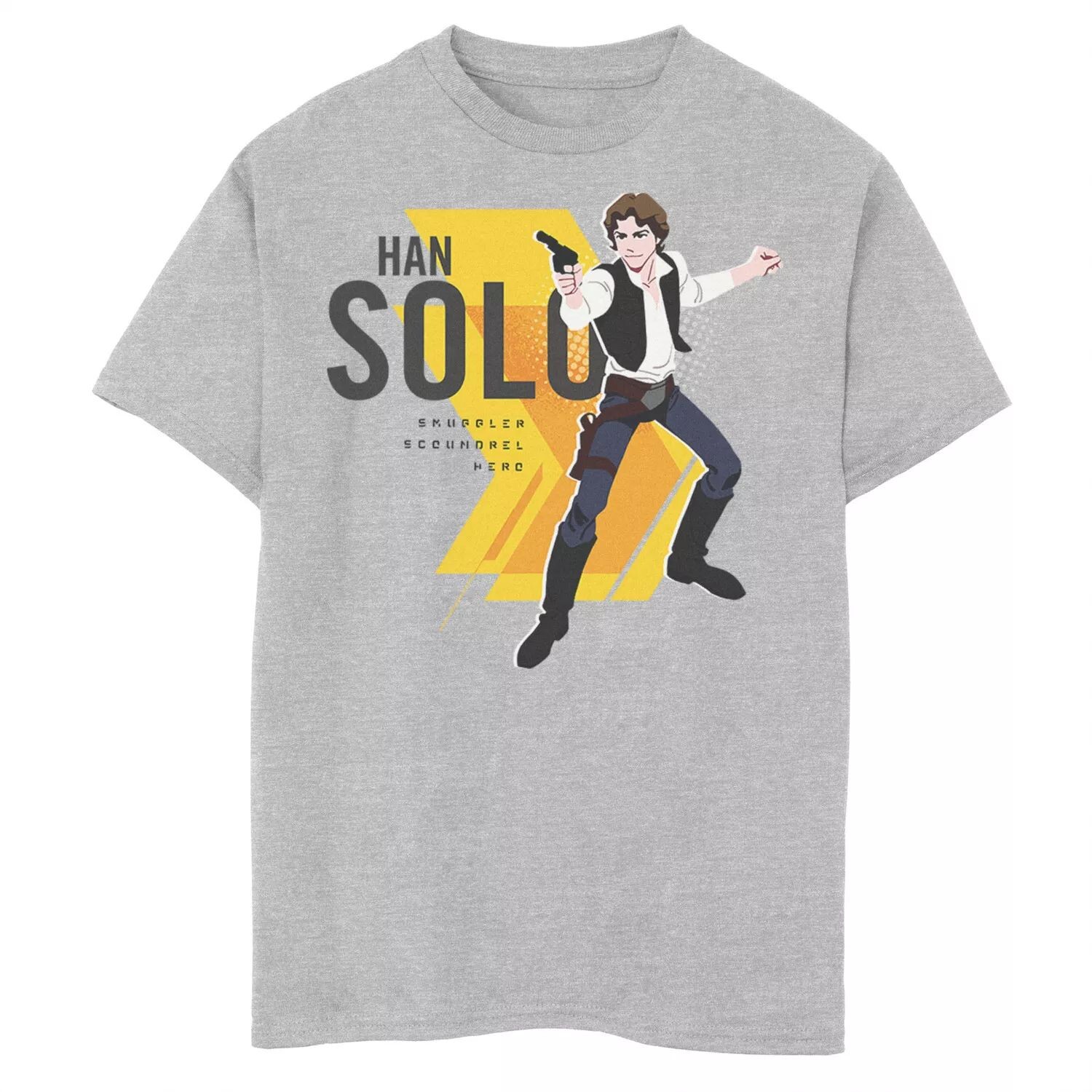 Футболка с ярким графическим рисунком для мальчиков 8–20 лет «Звездные войны: Галактика приключений Хана Соло» Star Wars
Футболка с ярким графическим рисунком для мальчиков 8–20 лет «Звездные войны: Галактика приключений Хана Соло» Star Wars