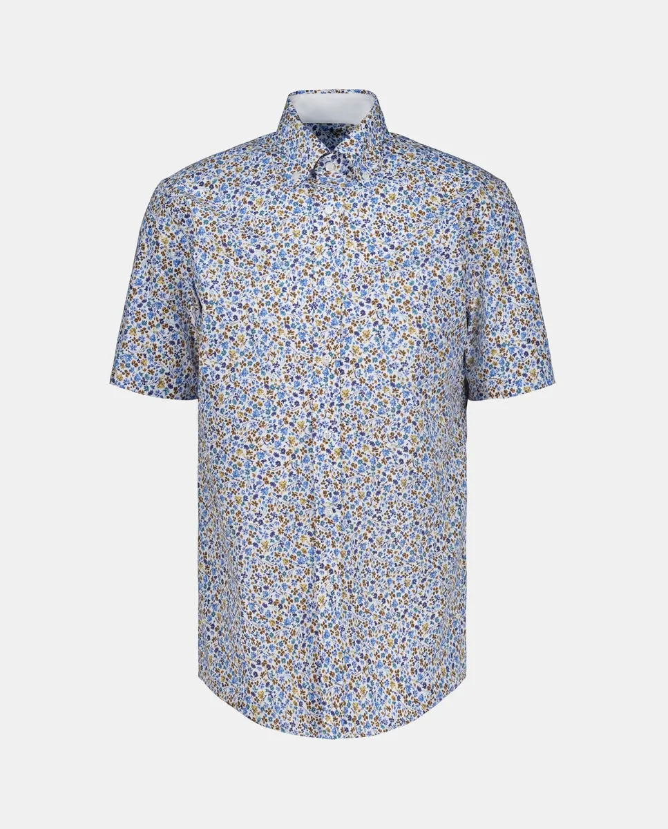Мужская повседневная рубашка с короткими рукавами и принтом Mirto, синий
Мужская повседневная рубашка с короткими рукавами и принтом Mirto, синий