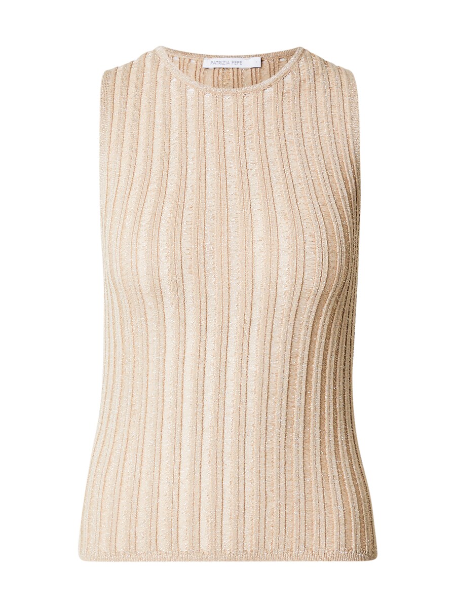 Вязаный топ PATRIZIA PEPE, бежевый
Вязаный топ PATRIZIA PEPE, бежевый