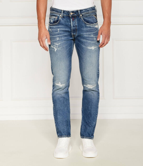 Джинсы Replay прямой посадки, синий
Джинсы Replay прямой посадки, синий