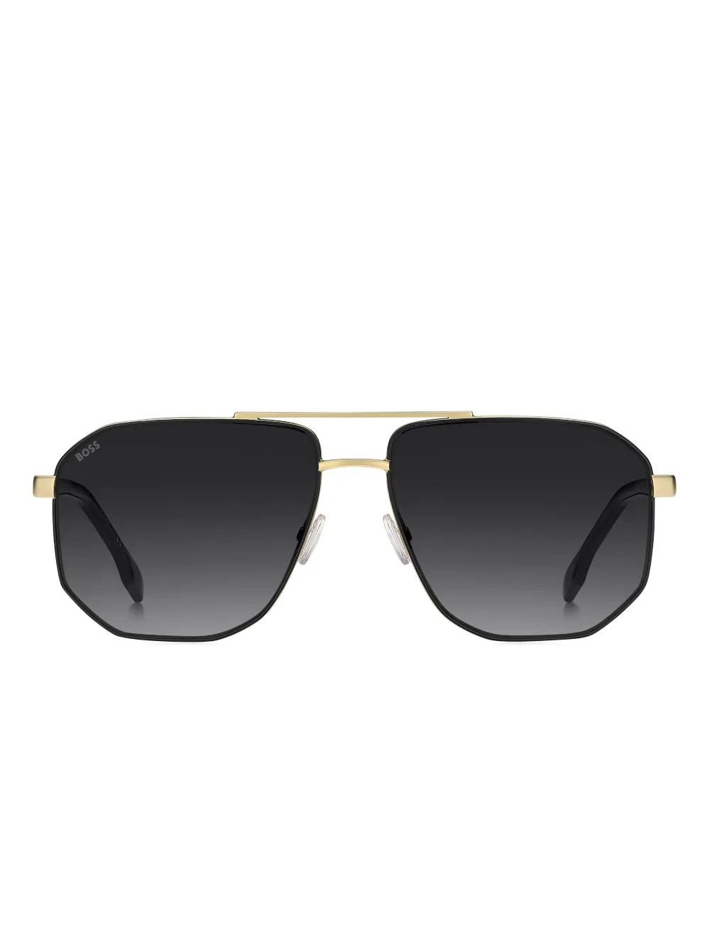 Геометрические солнцезащитные очки BOSS, черный 
Геометрические солнцезащитные очки BOSS, черный