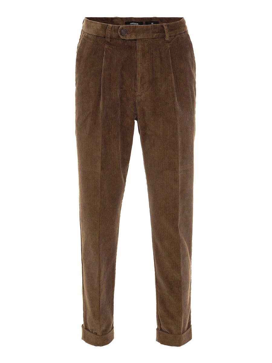 Зауженные брюки в складку спереди Antioch, коричневый
Зауженные брюки в складку спереди Antioch, коричневый