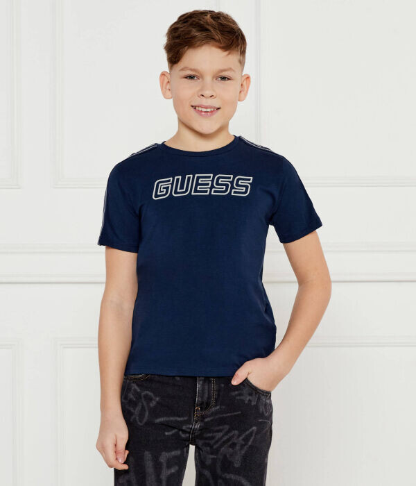 Футболка детская Guess Active с надписью, синий
Футболка детская Guess Active с надписью, синий