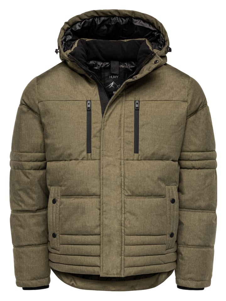 Зимняя куртка с теплой подкладкой и капюшоном оливкового цвета Humy
Зимняя куртка с теплой подкладкой и капюшоном оливкового цвета Humy