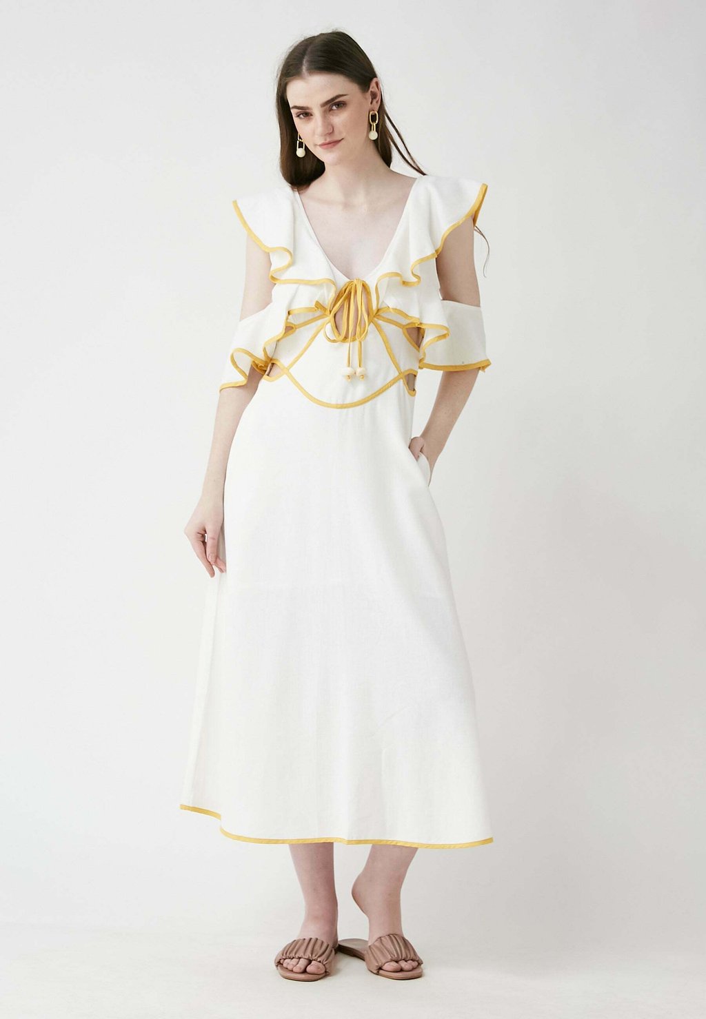 Коктейльное/вечернее платье Be Sunset, белый