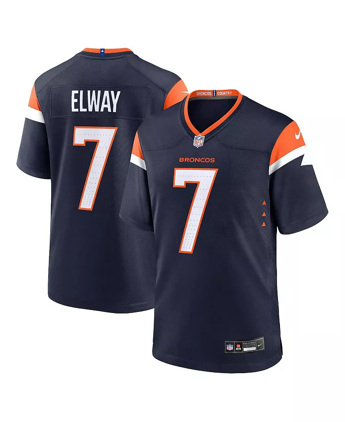 Мужская игровая футболка John Elway Denver Broncos (игрок на пенсии) Nike, синий
Мужская игровая футболка John Elway Denver Broncos (игрок на пенсии) Nike, синий