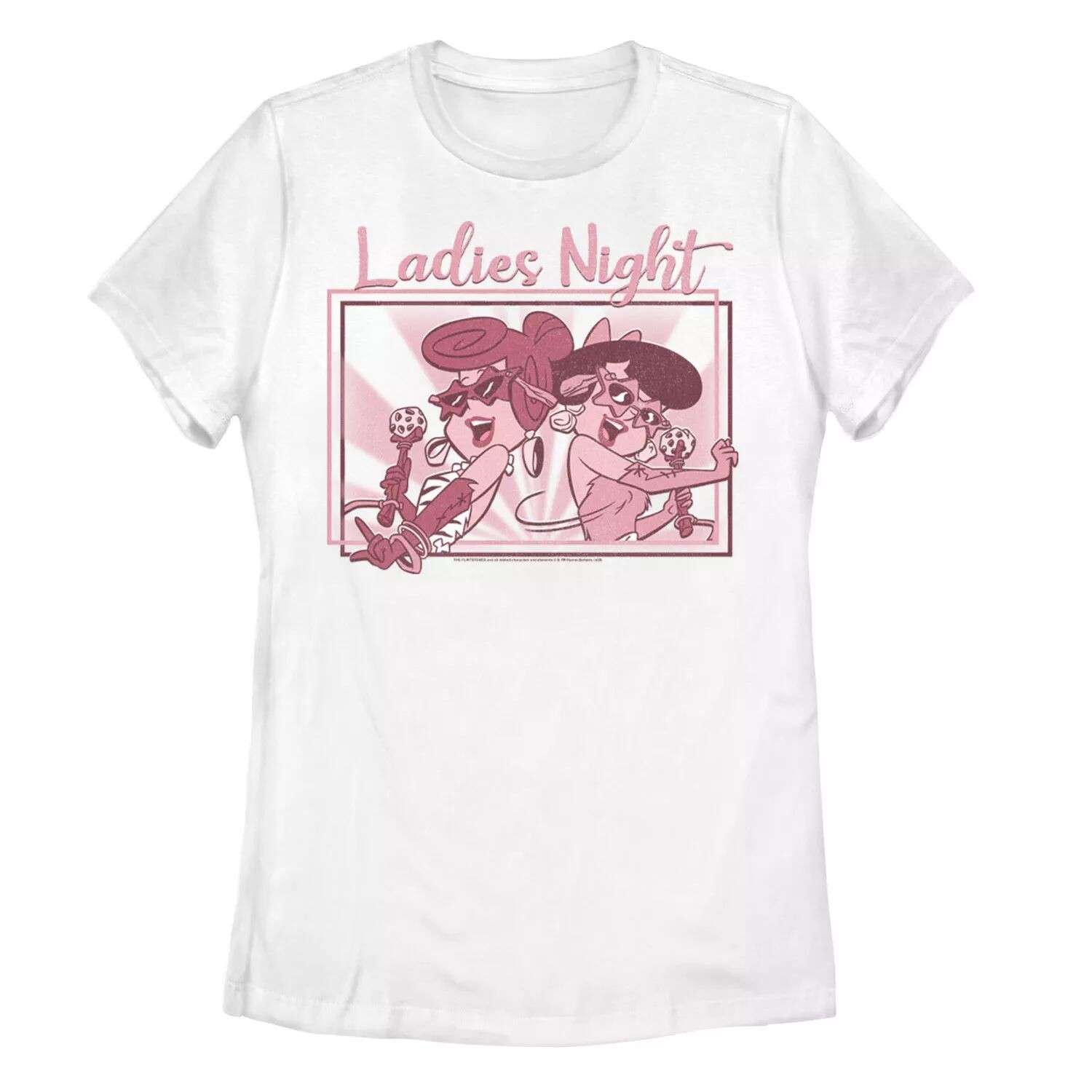 Женская вечерняя футболка с графическим изображением The Flintstones для юниоров, групповая съемка Licensed Character
Женская вечерняя футболка с графическим изображением The Flintstones для юниоров, групповая съемка Licensed Character