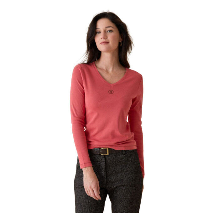 Футболка с длинными рукавами и V-образным вырезом для женщин, рисунок рыбы-диплодока CODE
Футболка с длинными рукавами и V-образным вырезом для женщин, рисунок рыбы-диплодока CODE