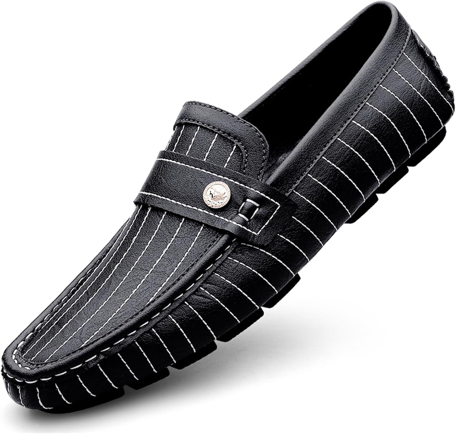 Мужские лоферы, повседневная обувь Slip on Driving Locafers, Penny Loafers, мягкие легкие плоские туфли Boat Shoes с резиновой подошвой Abborora, черный
Мужские лоферы, повседневная обувь Slip on Driving Locafers, Penny Loafers, мягкие легкие плоские туфли Boat Shoes с резиновой подошвой Abborora, черный