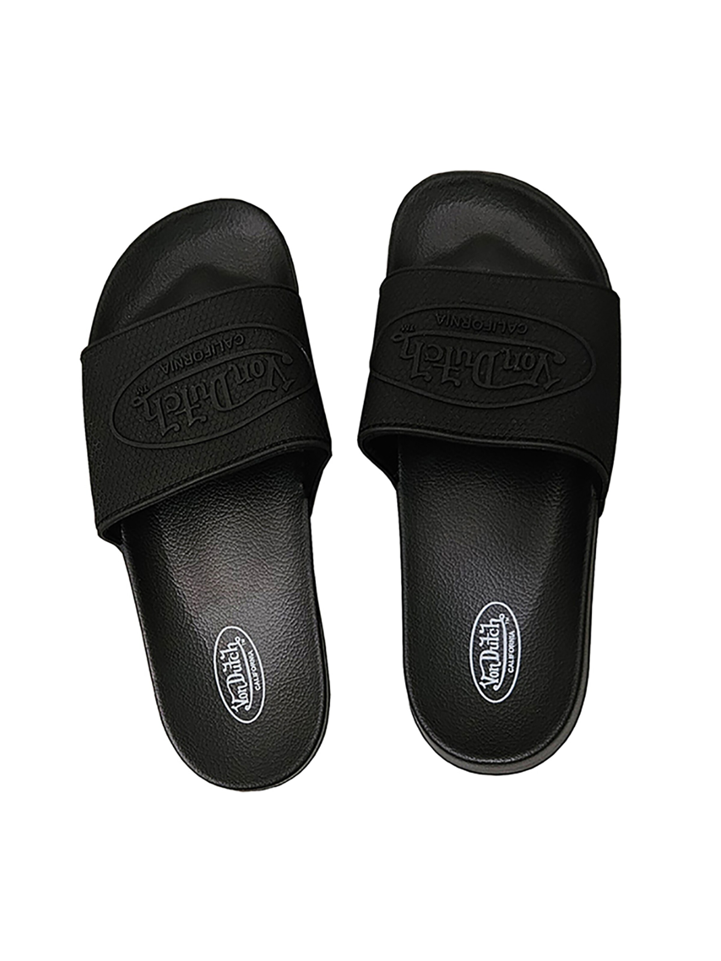 Von Dutch Пляжные и бассейновые тапочки 'Classic' в черном цвете
Von Dutch Пляжные и бассейновые тапочки 'Classic' в черном цвете
